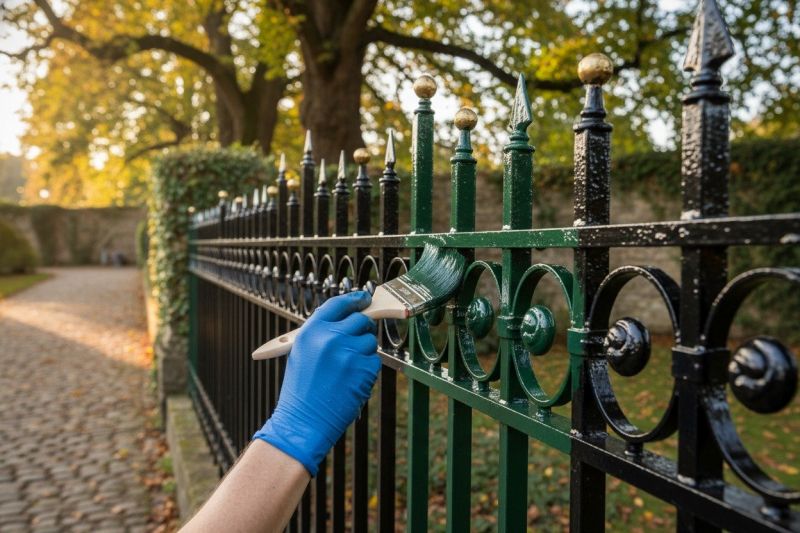 Wrought Iron Fence Washing